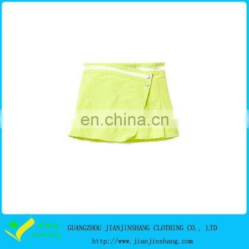 Color Combinations Polyester Spandex Golf Skorts For Hot Girl