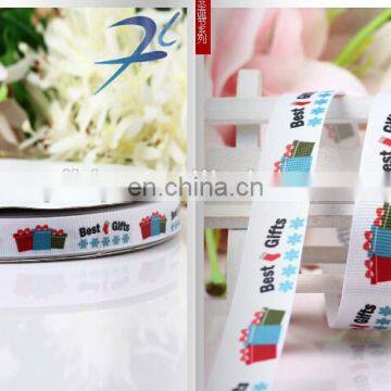 hot sell stock printed ribbon for christmas