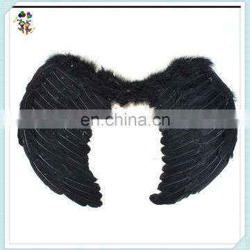 Adult Party Costume Black Feather Angel Wings HPC-0881