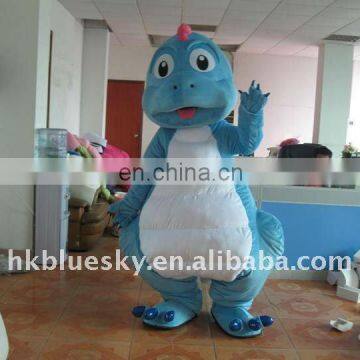 blue dragon mascot costume