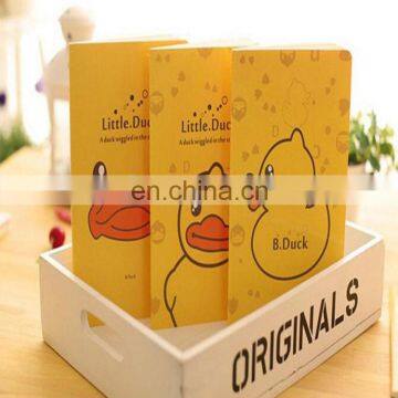 Professional coloring printing A4/A5/A6 softcover B. duck notebook with line