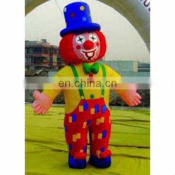 Inflatable clown character shape