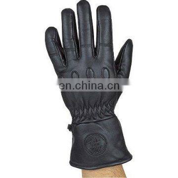 HMB-2027A LEATHER MOTORCYCLE GLOVES THINSULATED RIDER