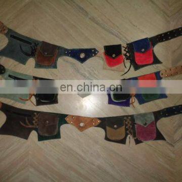 new LEATHER MONEYBELTS BAGS indian