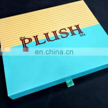 Handmade Custom Clothes Packaging Box With Velvet Inside Luxury Clothing Packaging Box photo-5