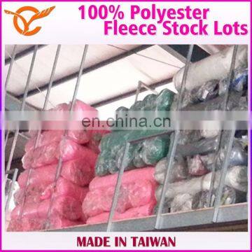 Taiwan Top Quality 100% Polyester Fleece Shower Cap Cloth Stock Lots