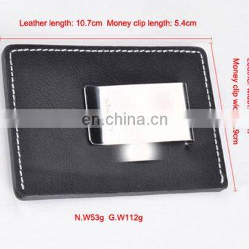 Factory direct sale high quality money clip wallet