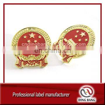 High Precision OEM Items High Raised Type Soft Enamel Color Decoration Souvenir Promotion Gold Custom National Emblem