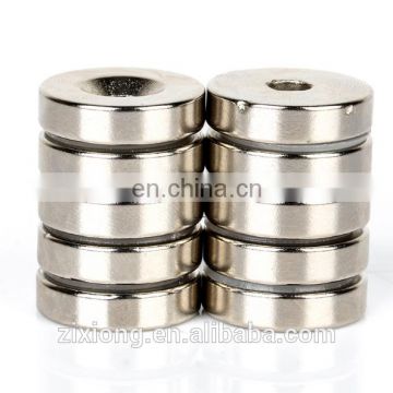 20x5mm Round N50 Neodymium Magnets With Hole 5mm Permanent Ring Magnet