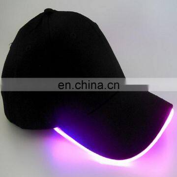 Promotinal Logo Printed Sports Led Baseball Cap/Led Flashing Baseball Cap/Led Light Baseball Cap For Party