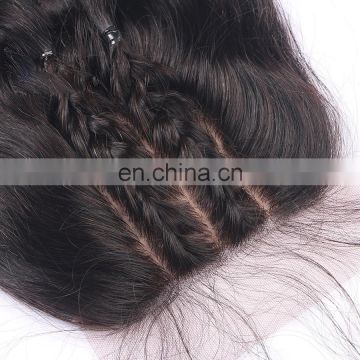 Super quality cheap original brazilian human hair malaysian silk base closures