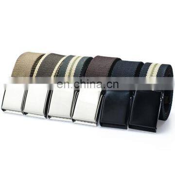 New product on China market alloy buckle canvas belts