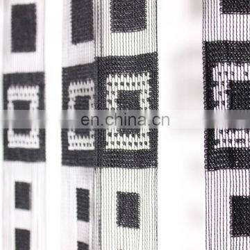 Turkish Net jacquard string curtains used hotel drapes