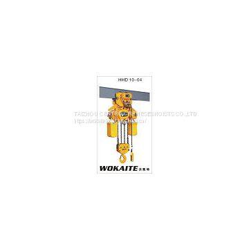 WOKAITE 10 Ton Electric Chain Hoist With Chains photo-2