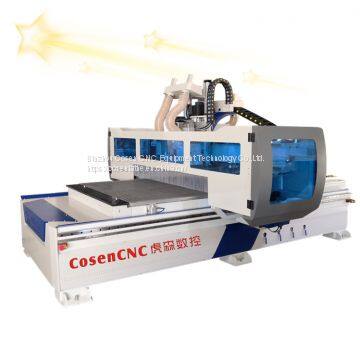 Double Heads Woodworking Cnc Router Boring Group Center