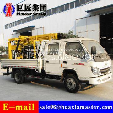 XYC-200 Vehicle Type water well drilling machine hydraulic rotary drilling rig for sale