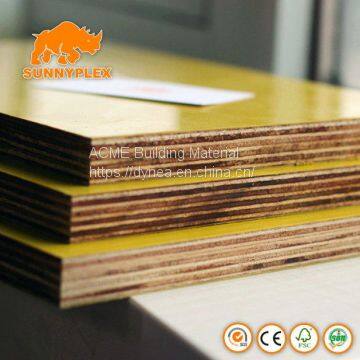 MR glue 15mm film faced shuttering plywood for construction