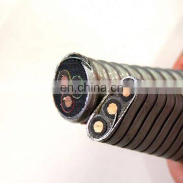 5Kv Flat EPR Insulation Lead Sheath Submersible Oil Pump Cable For Oil Well