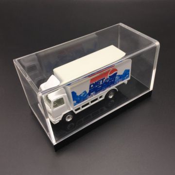 Customize clear acrylic display box plexi storage case with base