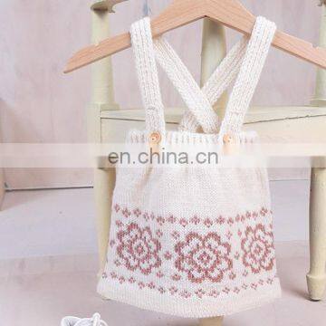 Knitted 100% Cotton Kid Girl Knitted 2pcs Set On SALE 2020 Knitted Top and Pant photo-2