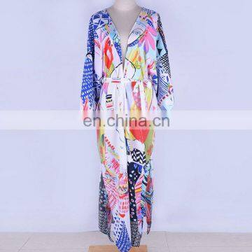 Print Cover up Beach Woman Pareo Beach Cover up Robe de Plage Bikini Cover up Saida de Praia Sarong Swimsuit Cover up Beachwear photo-4