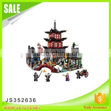 High Quality Temple Building Blocks Gold Kids Blocks for Sale photo-2