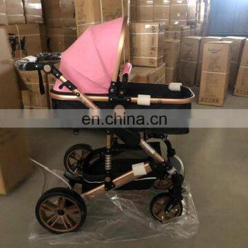 Chinese factory hot sale pram lightweight 4 wheel baby stroller