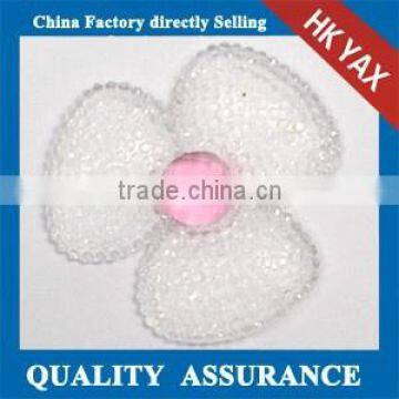 JX0731 new design trefoil resin rhinestone,guangzhou factory price resin rhinestone