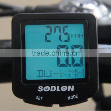 Waterproof Cycling Bike Bicycle LCD Cycle Computer Odometer Speedometer photo-2