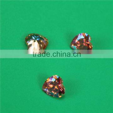 Wholesale Incomparable Beautiful All Sizes Round Light Peach Zircon ab for Beauty photo-3