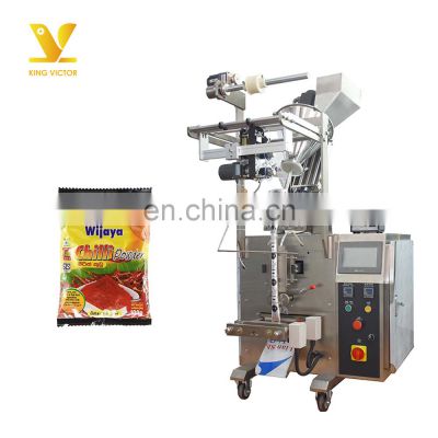 KV back sealing Flexible Manufacturing Packing Filling Machine for Delicious Peach powder