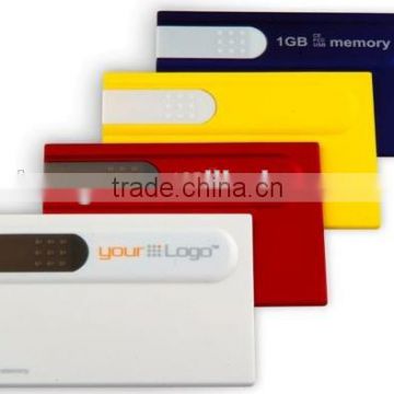 Oem customized free logo printing,high quality business card usb flash drive with high capacity transend 2.0