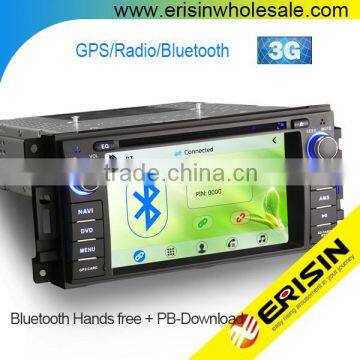 Erisin ES6061M 6.2 inch Car Radio DVD Player with GPS Bluetooth for Jeep Compass