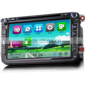 Erisin ES8405V 8" Touch Screen Car Media DVD RDS Tiguan Touran photo-3