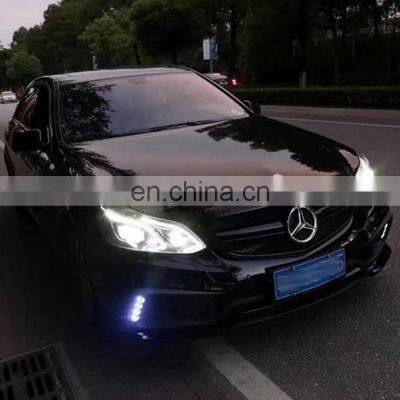 Perfect Fitment Plastic Material WD Style Body Kit for Mercedes Benz E Class W212 Front Bumper Rear Bumper and Side Skirts photo-5