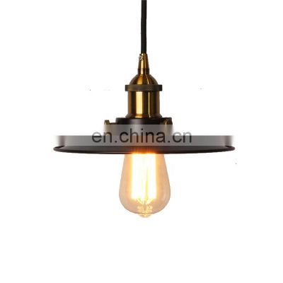 Hot Sale Vintage Black Metal Pendant Lamp Decoration Hanging Light