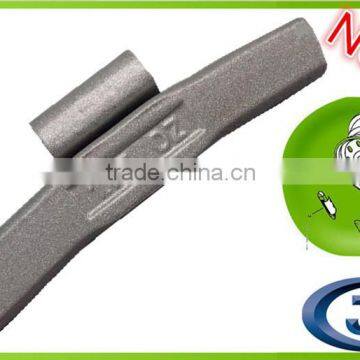 100% non-lead Zinc clip-on wheel balance weight