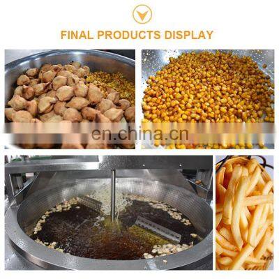 Electric Gas Heating Chicken Snacks Fryer Machine With Automatically Oil Filter For Sale photo-4