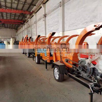 Orchard Pruning Branch Processing Mobile Straw Shredder Wood Shredder Wood Shredder Machine photo-2