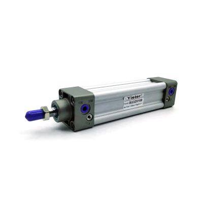 Aluminum Alloy Airtac Type SU Standard Double Rod Air Pneumatic Cylinders photo-3