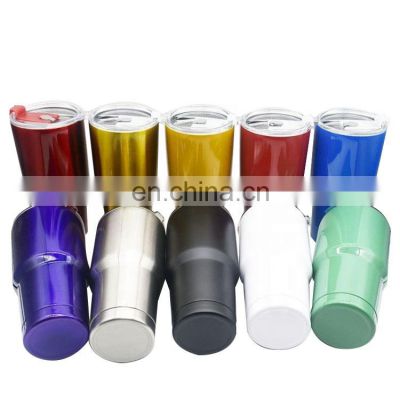 Travel Spray Painted 18/8 Stainless Steel Vacuum Insulated Tumbler 30oz