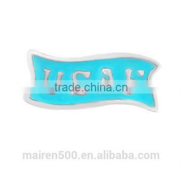 1000+ Styles MOQ Only 20pcs Hot Sale Zinc Alloy High Polished Us Air Force Floating Charms