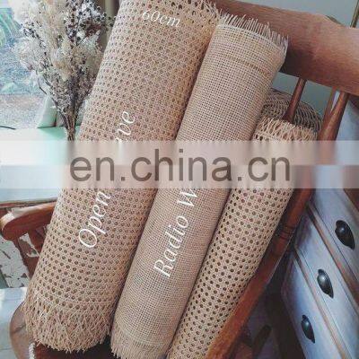 Raw Handicraft Synthetic Square Mesh Rattan Cane Webbing Various Size for Indoor Furniture From Viet Nam