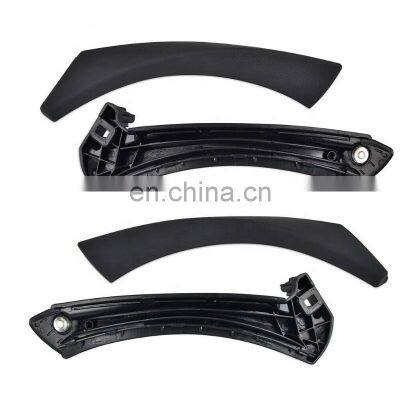 Black L R Inner Door Panel Handle Trim Cover For BMW E90 05-12 51419150335 51419150336 51417230849 51417230850