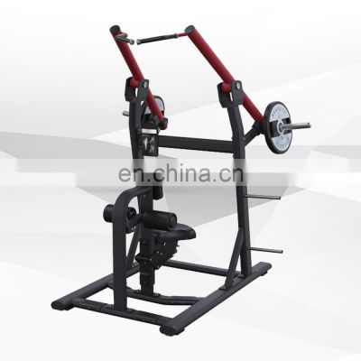 Plate load gym machine strength sport equipment pull down machine commercial quality home gym equipment