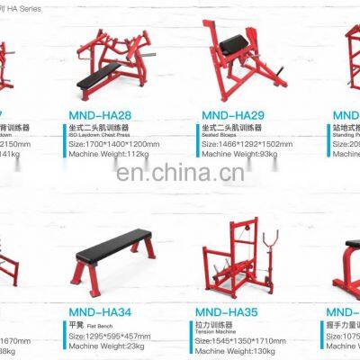 Горизонтальный тяга на широчайшие мышцы спины в коммерческом зале. Горизонтальная однонаправленная передняя тяга на широчайшие мышцы спины в коммерческом зале. photo-4