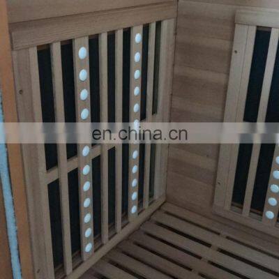 European Design Minimalist House Home Indoor Outdoor Solid Wooden Infrared Wet Steam Sauna Combined Room photo-4