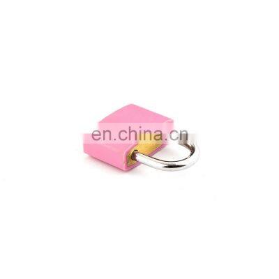 30/40mm Plastic Coat 2 Iron Keys Brass Padlock photo-5