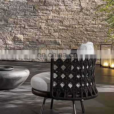 exterior outdoor 3d stack rustic castle loose grey natural stone wall cladding interior corner decor covering