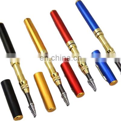 the pen fishing rod with blue color mini short fishing rod with 100 carbon fiber all kinds fishing rod blank